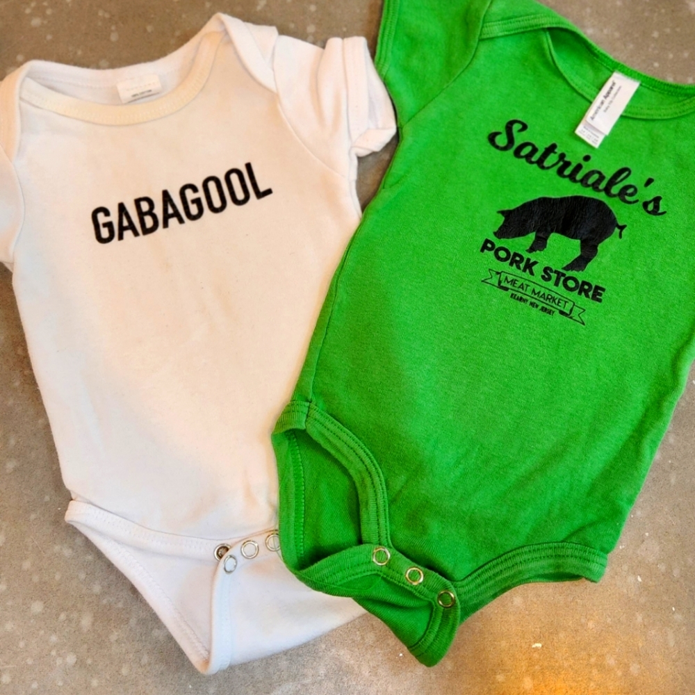 SOPRANOS  onsies GABAGOOL and SATRIALES